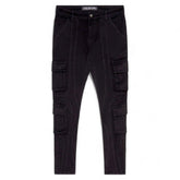 VALABASAS "Patchfade" Black Skinny Jeans at Gravity NYC